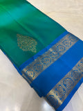 Pure 1G gold zari handloom Kanjeevaram Silk Saree- Silk mark certified- PS2383