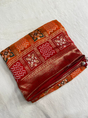 Premium Gharchola saree