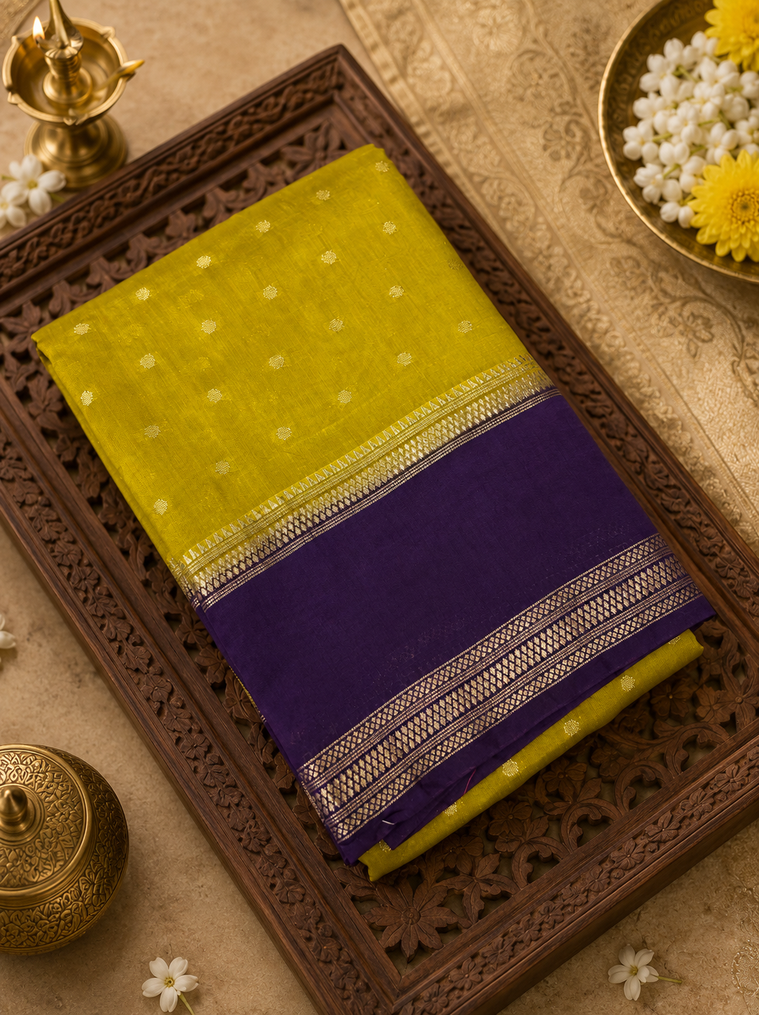 Premium Semi Chanderi Saree