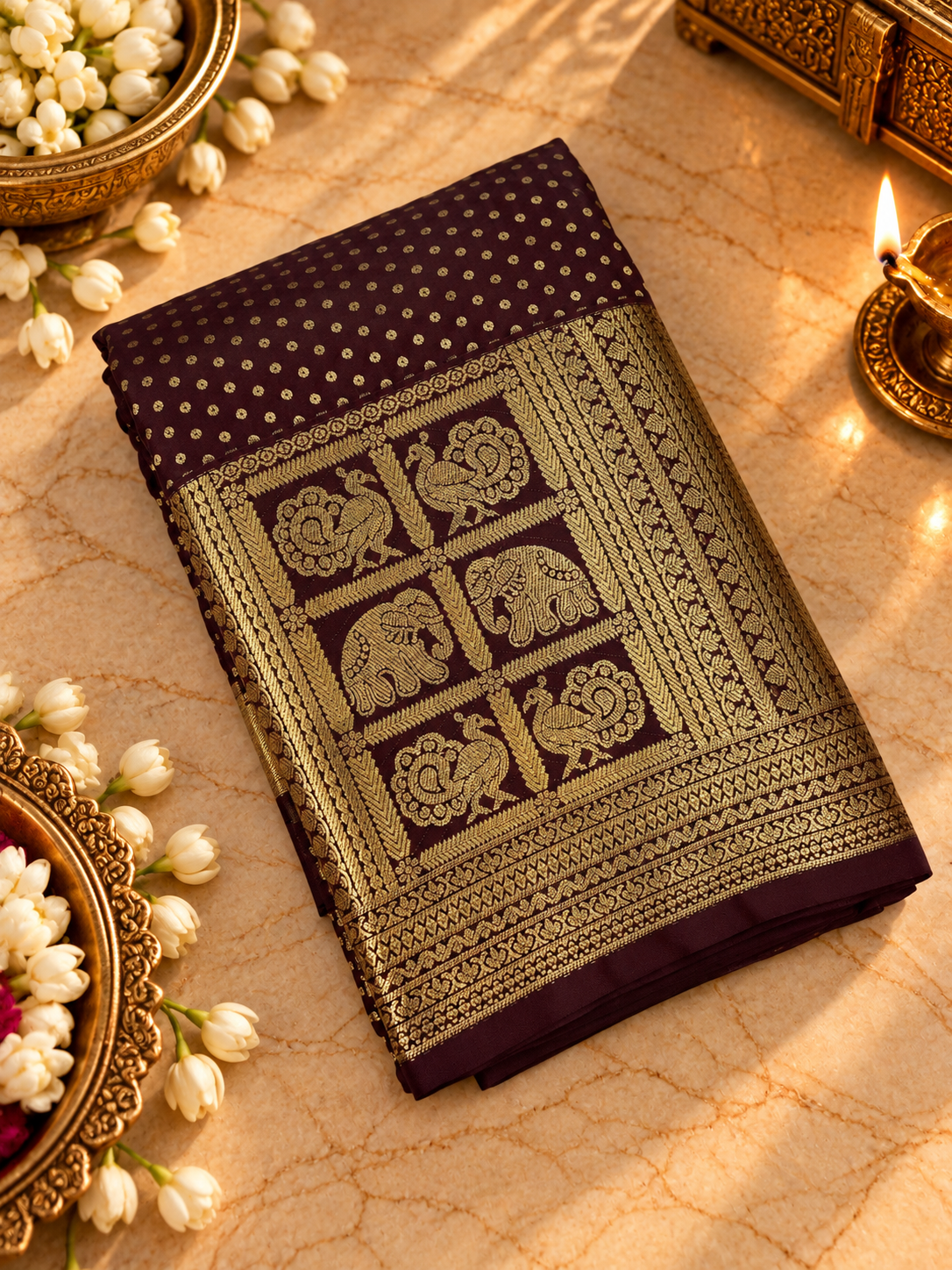 Premium Mini Kanchi Silk Saree-902487