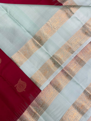 Pure Kanjeevaram silk mark certified saree