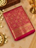 Premium Semi Mysore Silk Saree Brocade Design - 902139