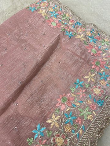 Premium Crush Organza Saree