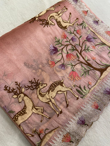 Premium Tissue Organza Saree