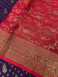 Pure mix crepe silk saree