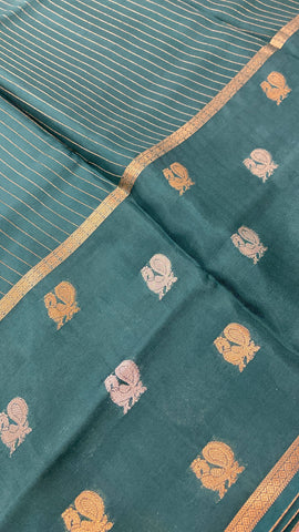 Pure Mix Semi Crepe Mysore Silke Saree