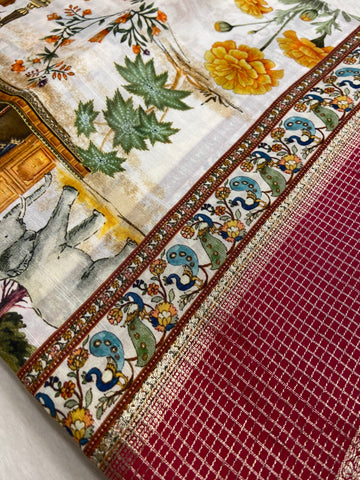 Premium Viscose Silk Saree