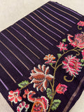 Pure Tassar Saree With Embroidery - 901985
