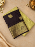 Premium Bridal Semi Kanchipuram Silk Saree -902334