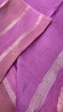 Pure Chinnon Dual Tone Saree