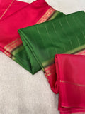 Pure Mix Mysore Crepe Silk Saree