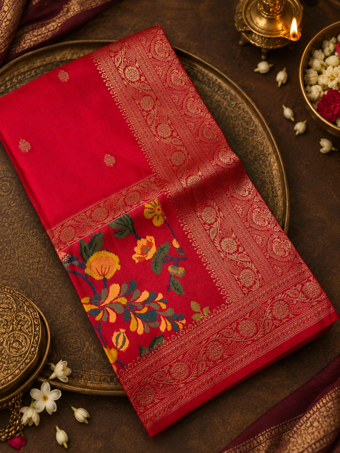 Digital Print Concept in Premium Semi Kanchipuram Silk Saree💗 -902261