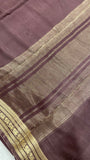 Premium semi mysore crepe silk saree