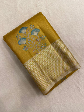 Bridal Semi Tissue Silk Saree