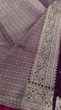 Pure Crepe Satin Silk Saree