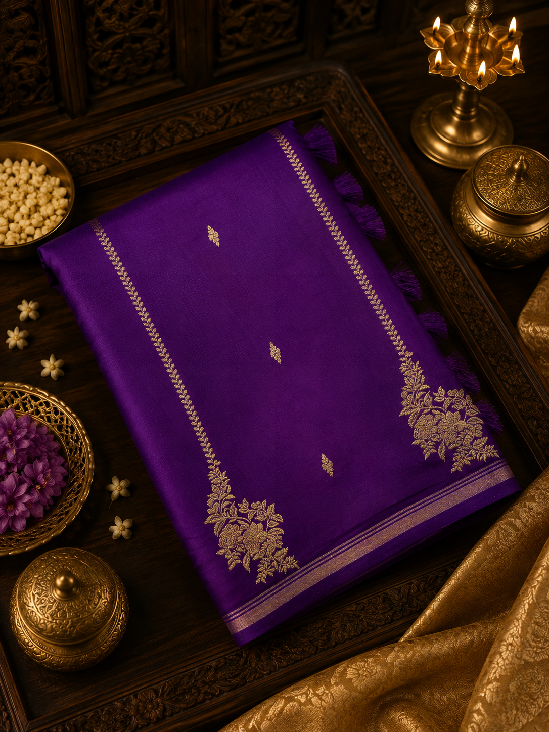 Premium Gajji Silk Saree💜