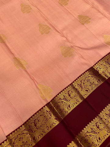 Pure Kanjeevaram silk mark certified saree