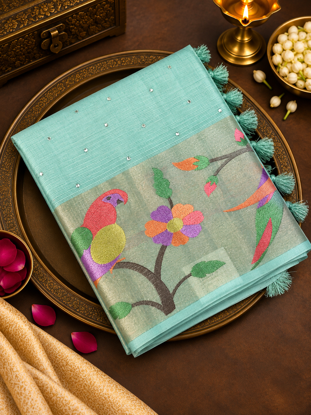 Premium Soft Organza Saree - 902223