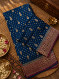 Pure mix crepe silk saree