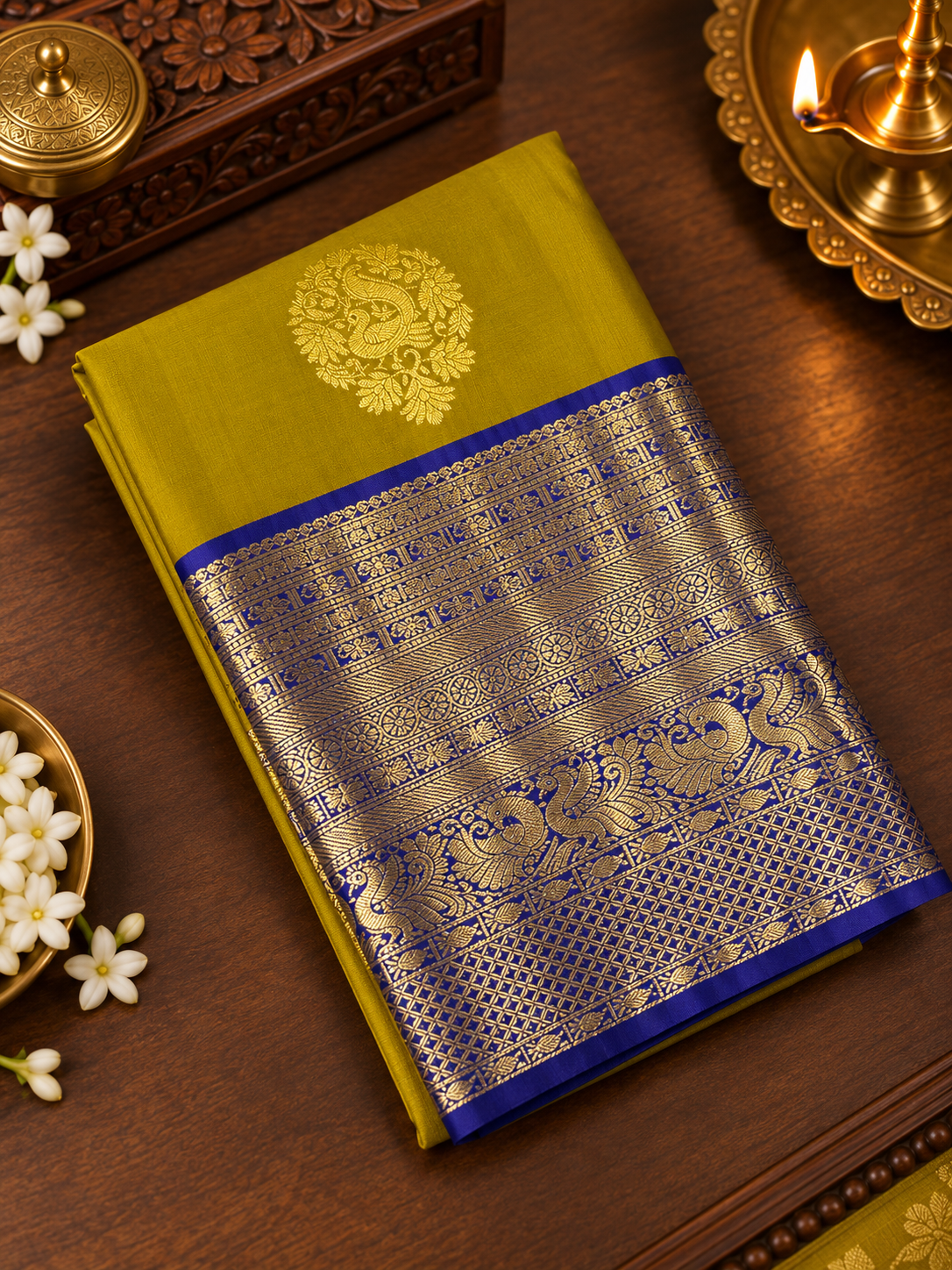 Premium Semi Kanchipuram Silk Saree
