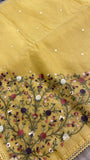 Premium Soft Organza Saree With Embroidery - 901991