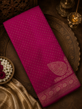 Pure crepe khaddi Banarasi saree- Silk mark certified