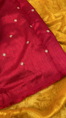 Premium Crush Organza Saree