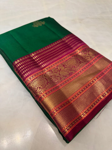 Pure Kanjeevaram silk mark certified saree