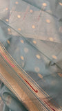 Premium quality semi Paithani silk by Organza 🩵- 902780