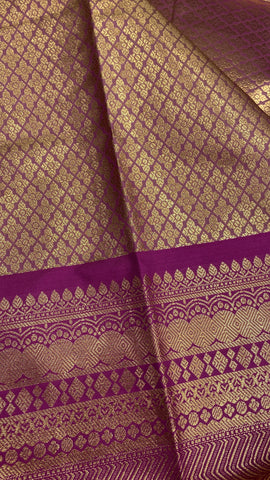 Semi Kanchipuram silk saree