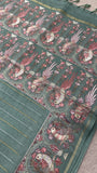 Pure Tassar Saree With Embroidery - 901984
