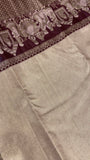 Bridal Semi Tissue Silk Saree (dark gold)