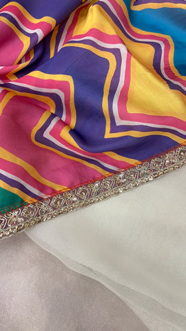 Designer Fancy Saree With Work