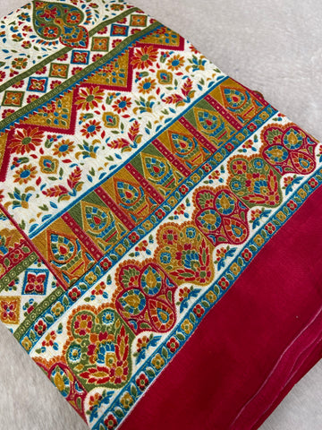 Premium Pashmina Silk Saree 💗