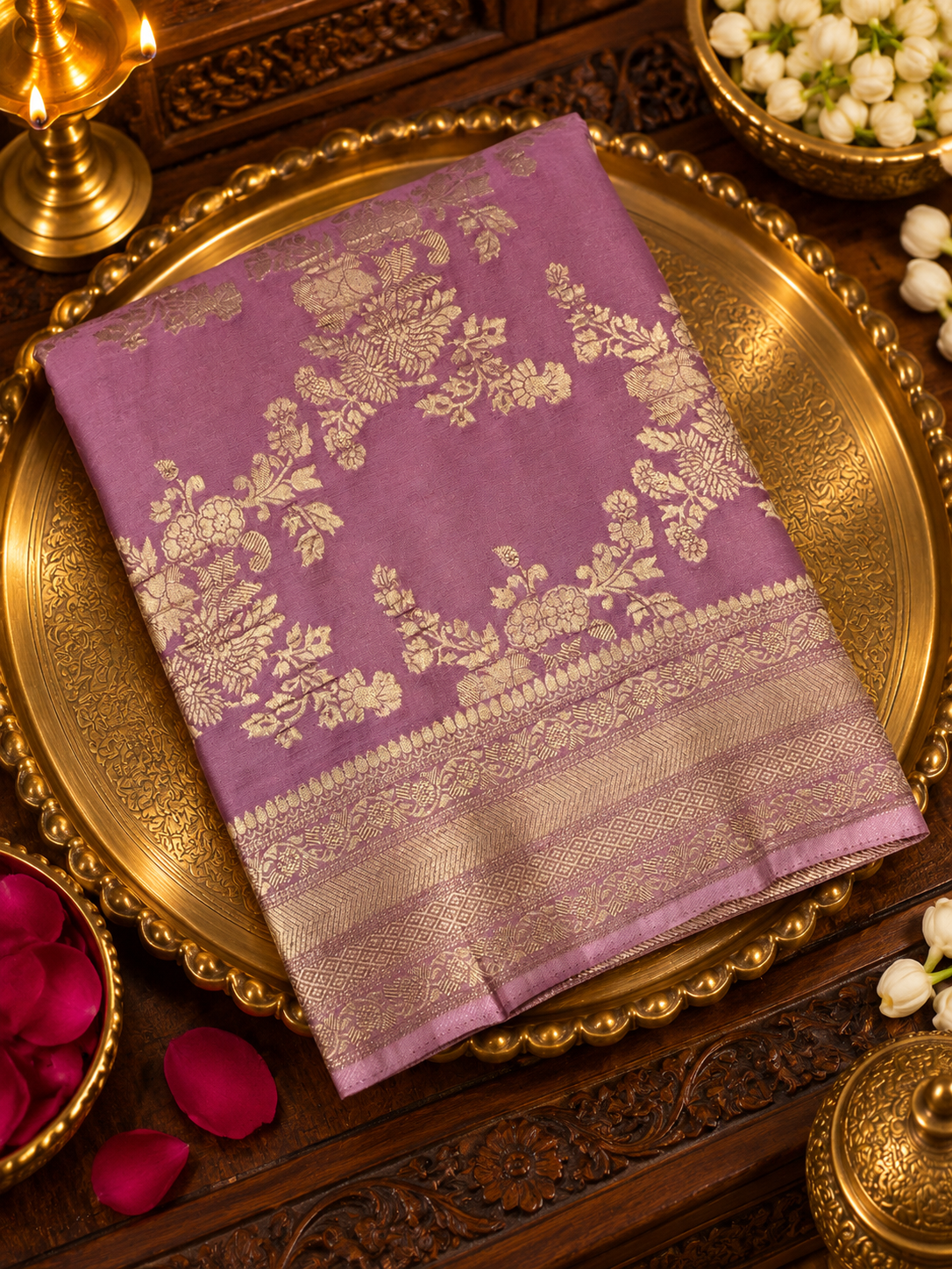Premium Crush Georgette Saree - 902917