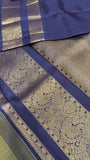 Pure 1G gold zari handloom Kanjeevaram Silk Saree- Silk mark certified- PS2385
