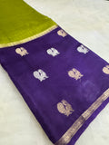 Pure Mix Mysore Crepe Silk Saree