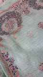 Premium Crush Organza Saree