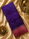 Pure mix crepe silk saree