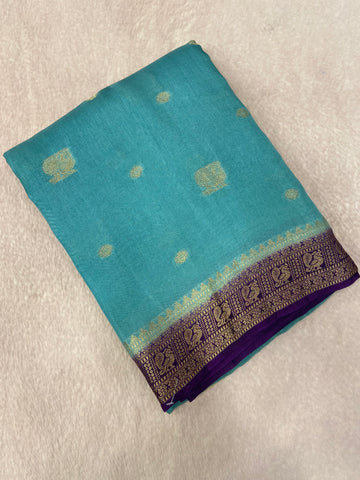 Premium Viscose Crepe Saree✨