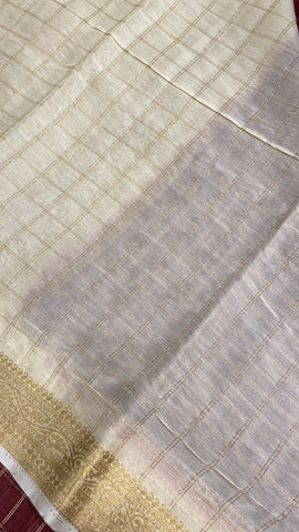 Premium Crepe Semi Chiffon Mysore Silk Saree