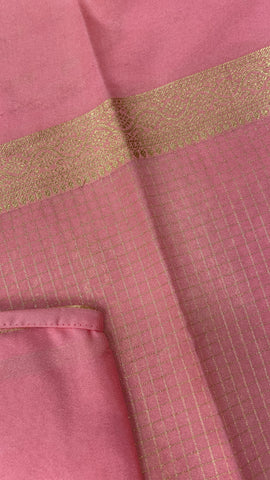 Premium Semi Crepe Mysore Silk Saree