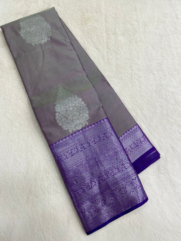 Half mix Kanjeevaram silk saree