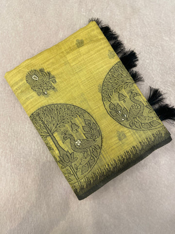 Premium Semi Chanderi Saree