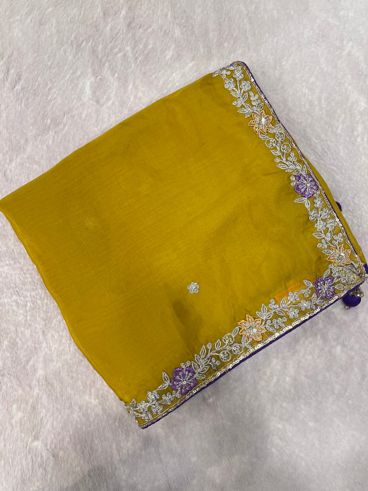Designer Fancy Saree With Work