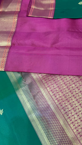 Pure Kanjeevaram silk mark certified saree