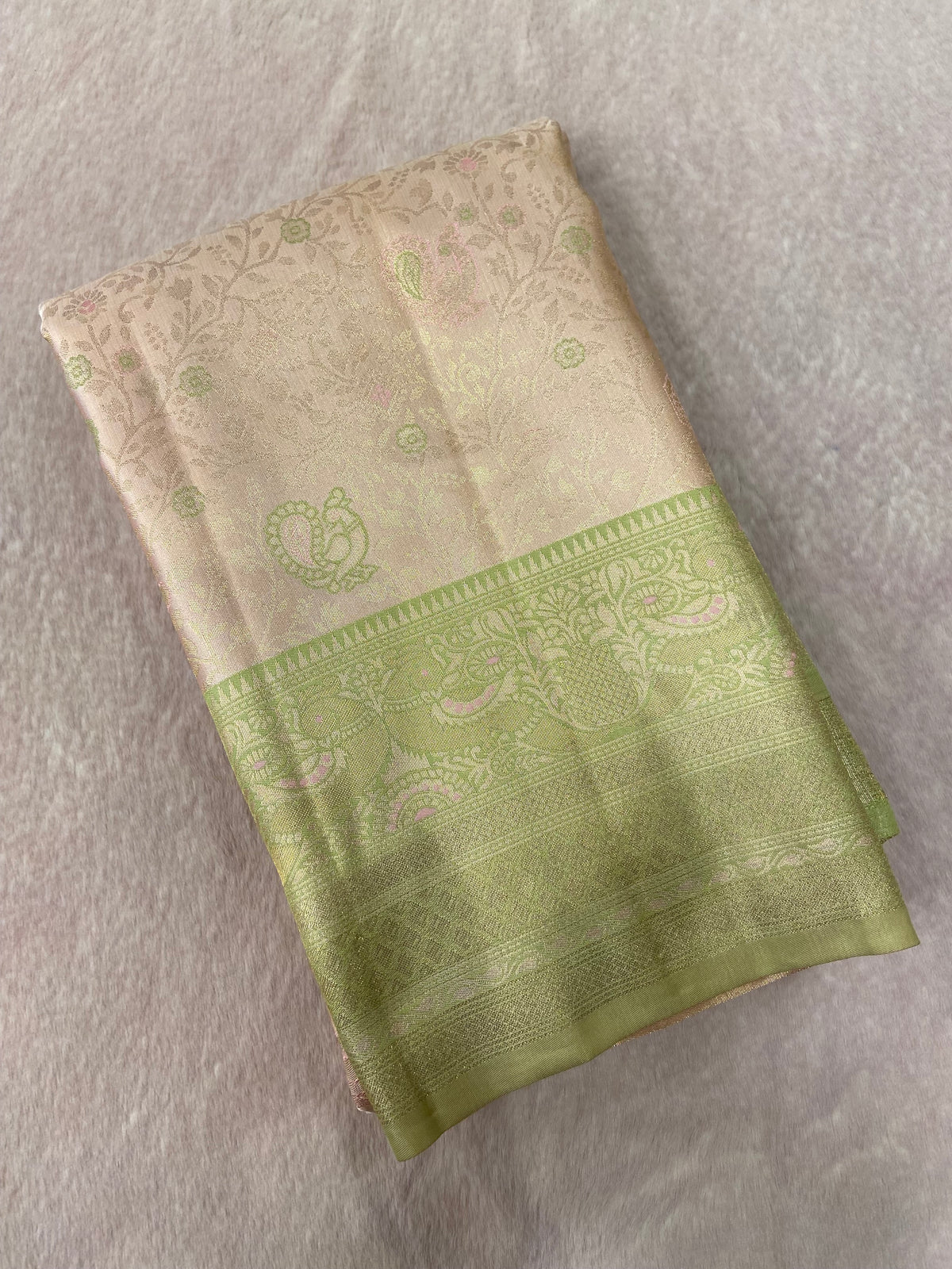 Bridal Semi Tissue Silk Saree