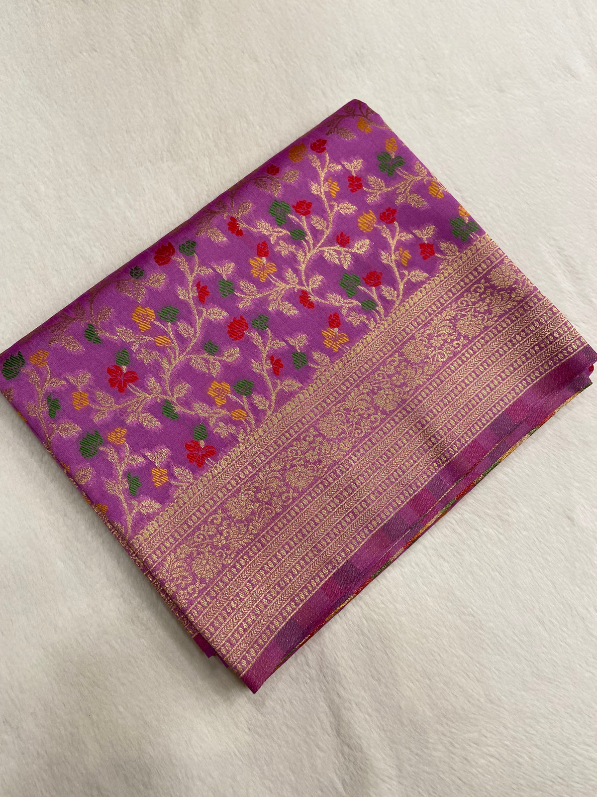 Premium semi Mashru silk saree (light)