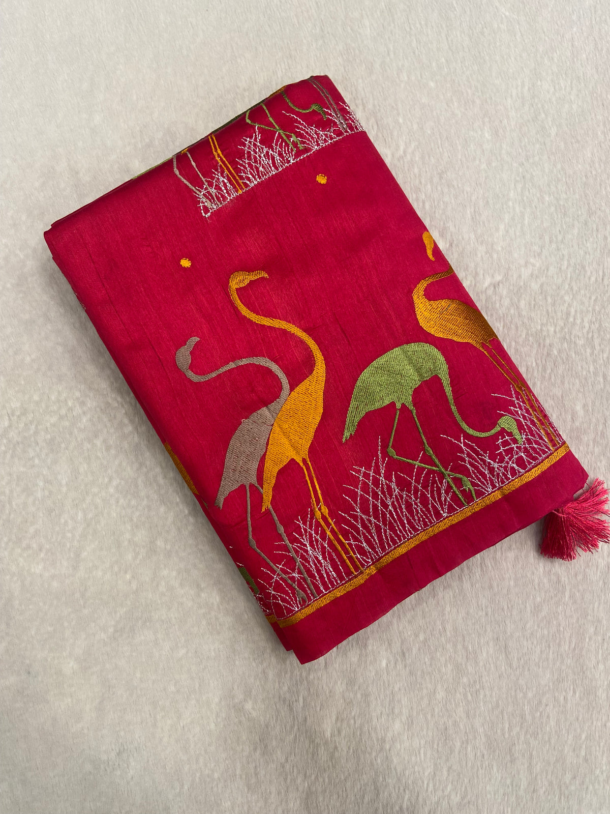 Premium Kosa Embroidery Saree