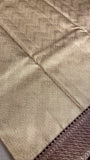 Bridal Semi Tissue Silk Saree (dark gold)